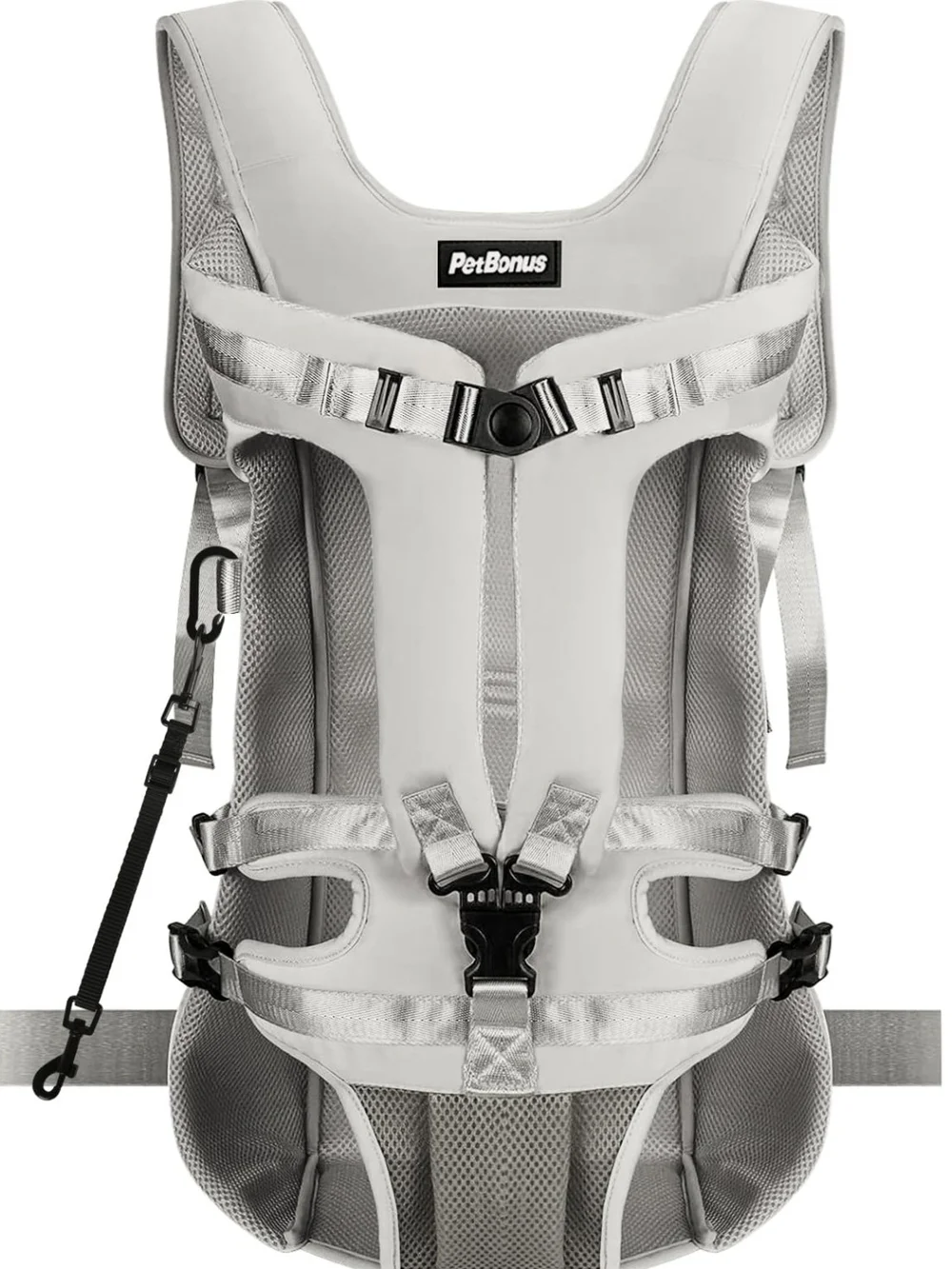 PetBonus Pet Front Dog Carrier L Backpacks Adjustable Pet Backpack Legs Out